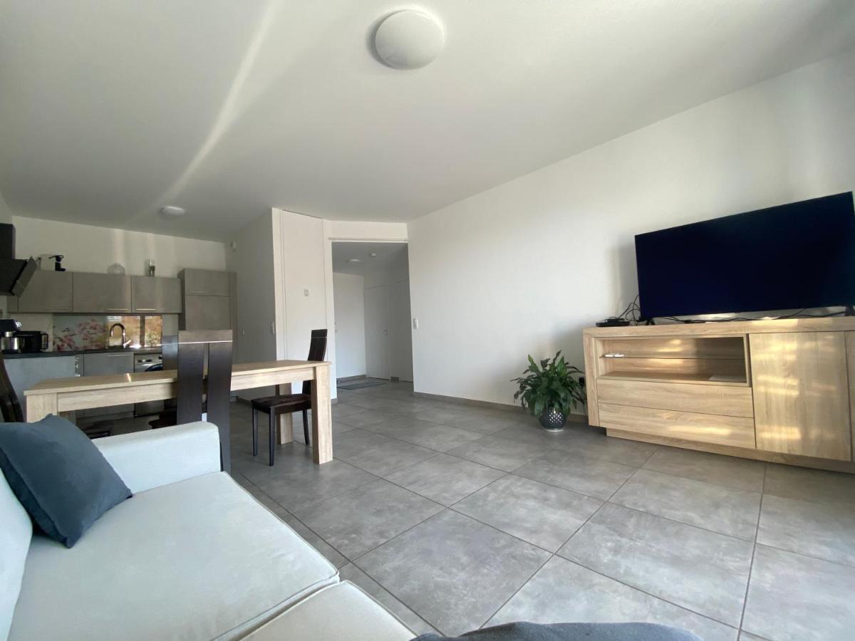 Appartement T2 De Standing Avec Parking A 250 Metres De La Plage, Route Des Sanguinaires, Ajaccio อฌักซิโอ้ ภายนอก รูปภาพ